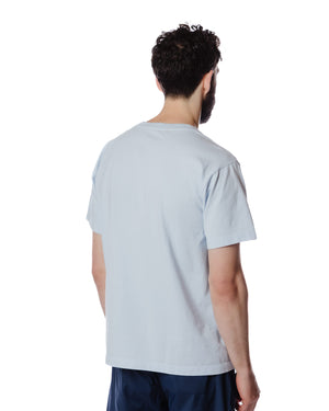 Lady White Co. Balta Pocket T-Shirt Pale Blue Back