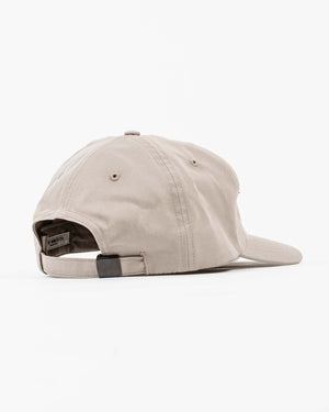 Lady White Co. Cotton Twill Cap Taupe Back