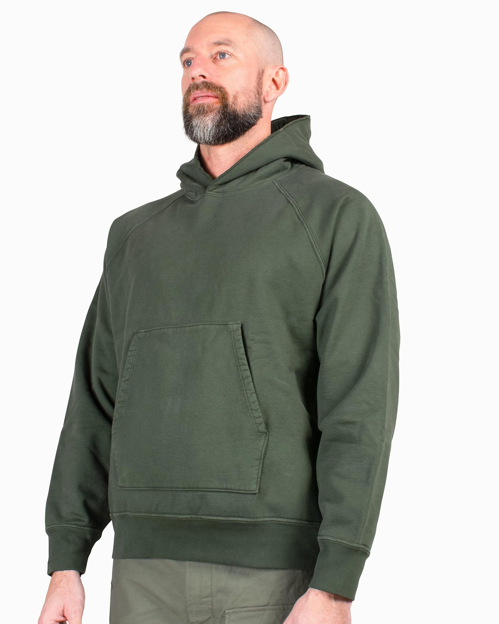 Lady White Co. Super Weighted Hoodie Deep Green Close