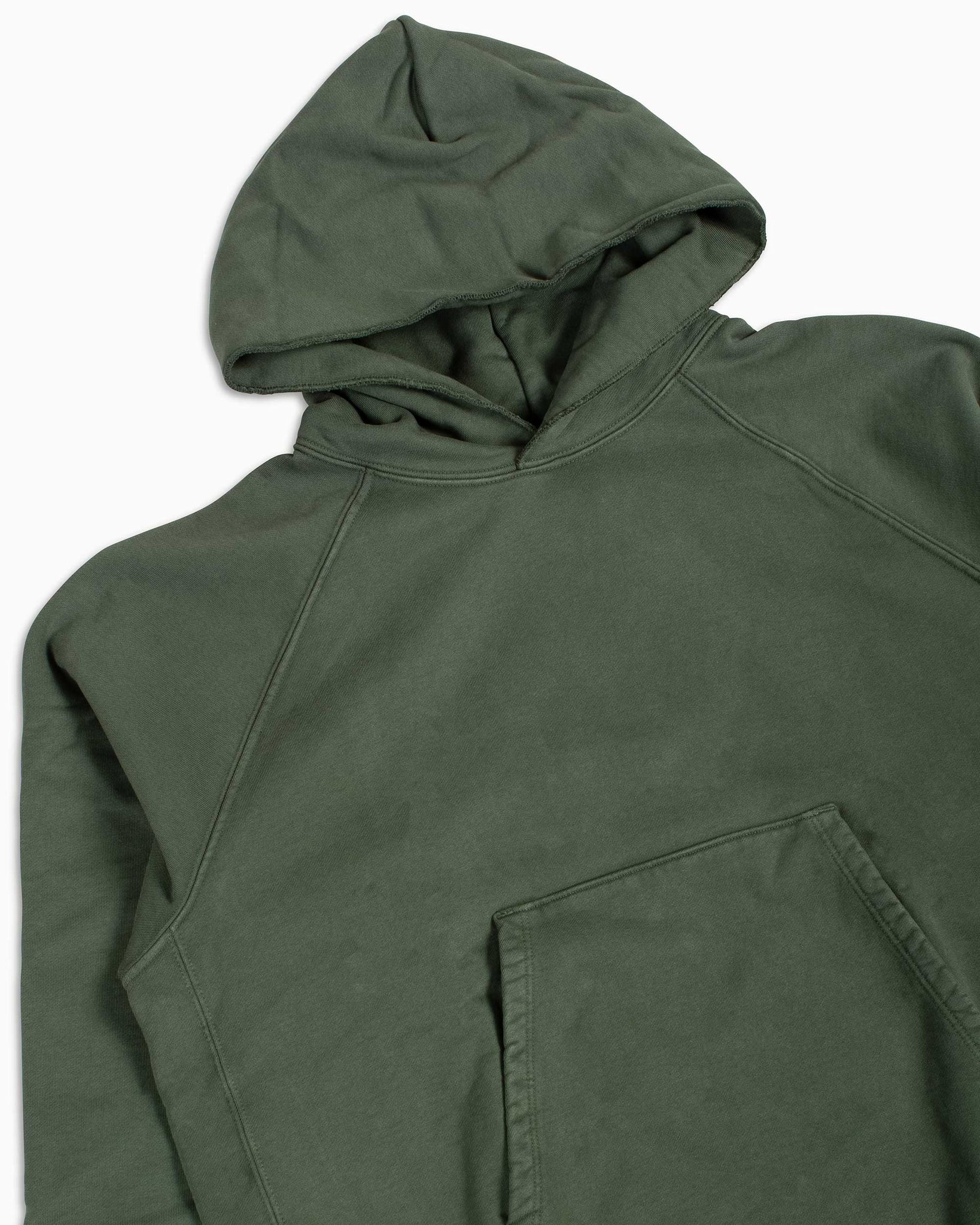 Lady White Co. Super Weighted Hoodie Deep Green Details