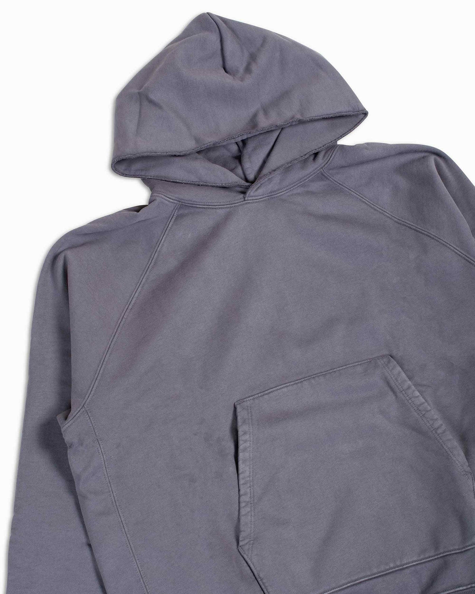 Lady White Co. Super Weighted Hoodie Purple Slate Details