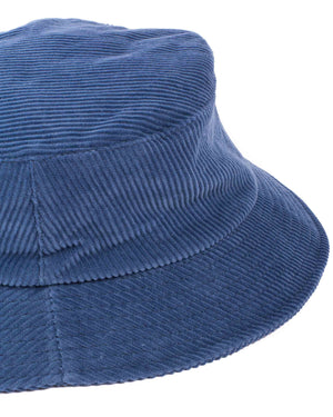 Lite Year Corduroy Bucket Hat Steel Blue Close