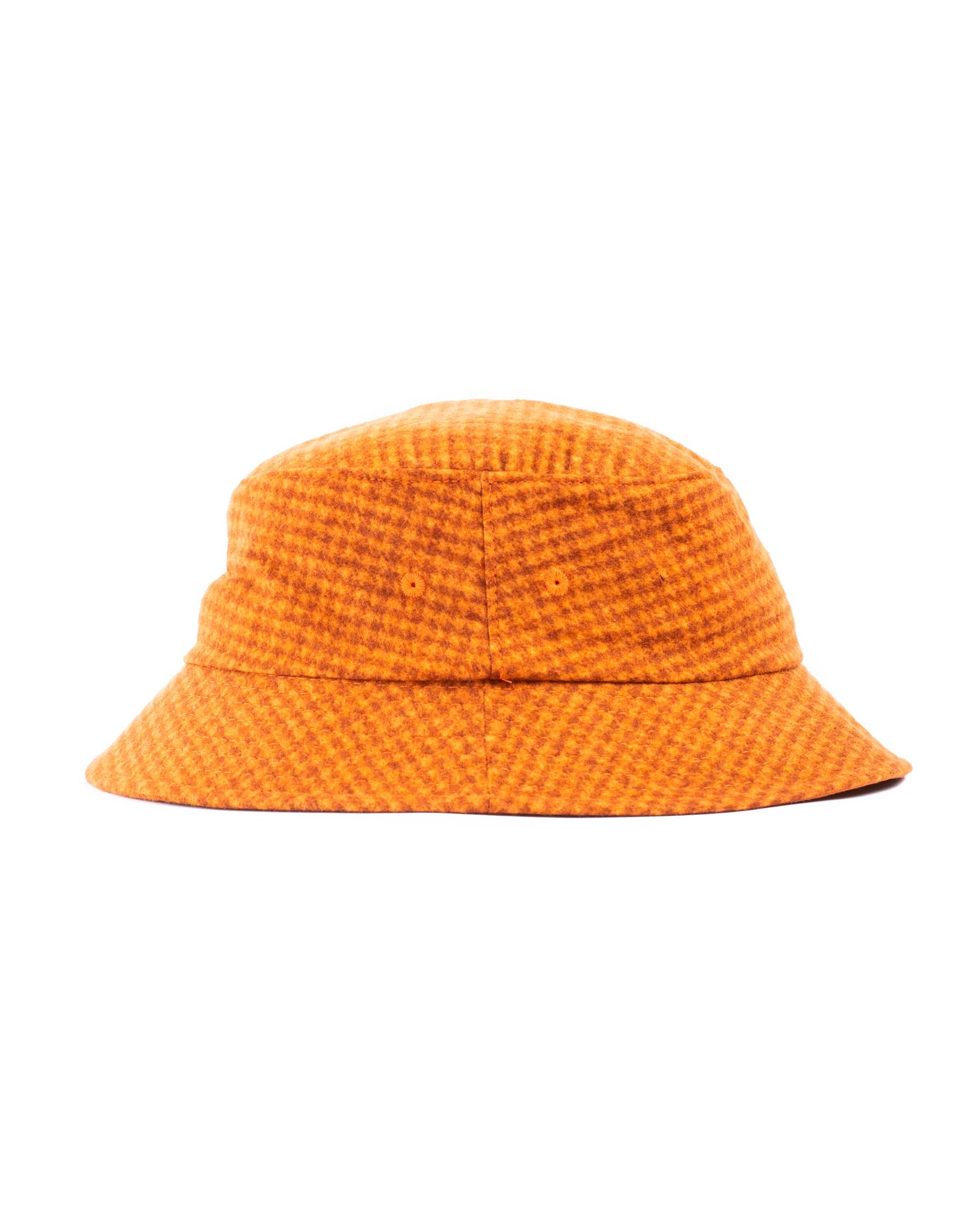 Lite Year Houndstooth Bucket Hat Orange