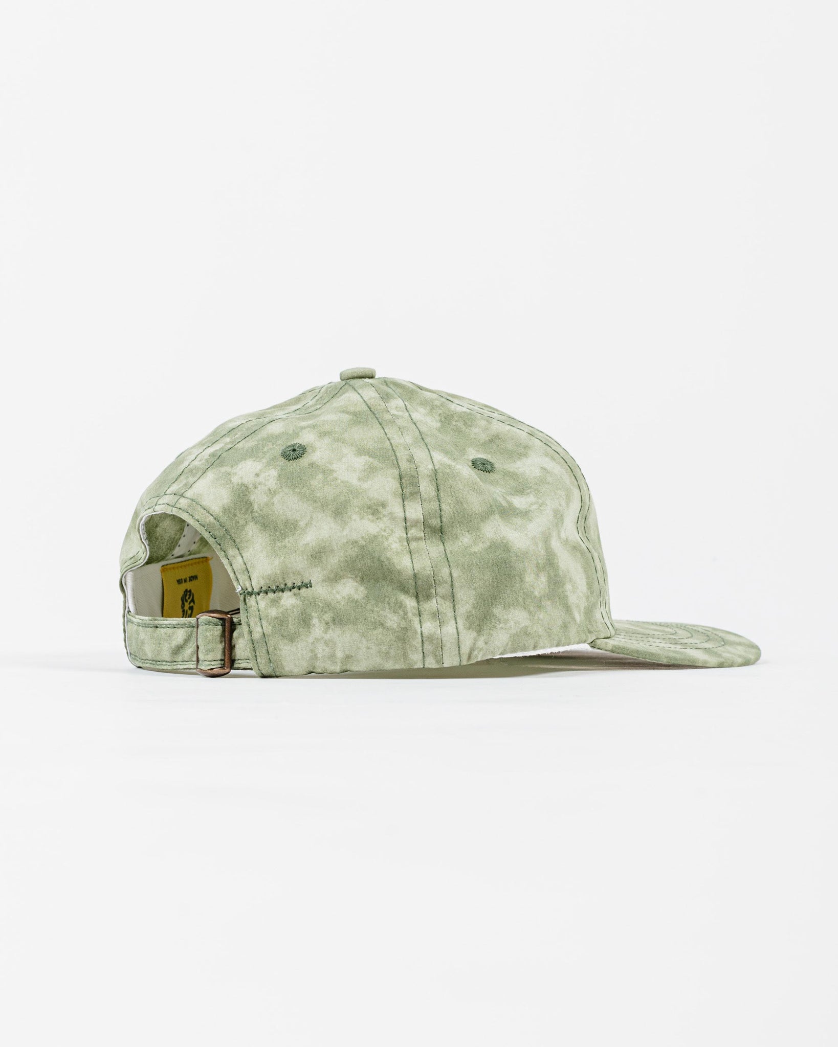 Lite Year Japanese Cotton Twill 6 Panel Cap Cloudy Green Back