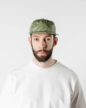 Lite Year Japanese Cotton Twill 6 Panel Cap Cloudy Green Front