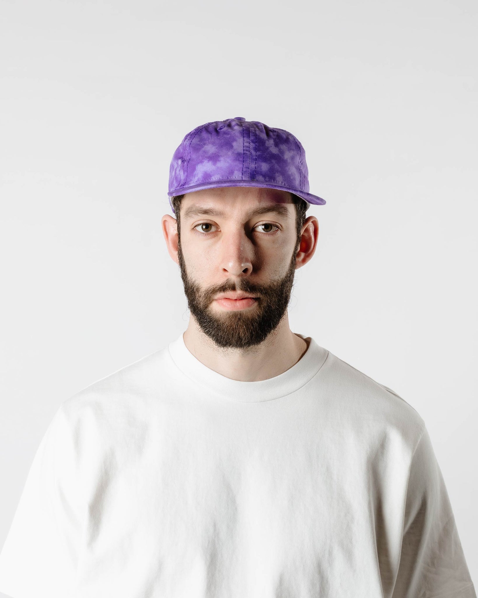 Lite Year Japanese Cotton Twill 6 Panel Cap Cloudy Purple Front