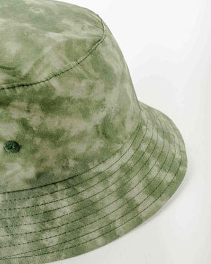 Lite Year Japanese Cotton Twill Bucket Hat Cloudy Green Details
