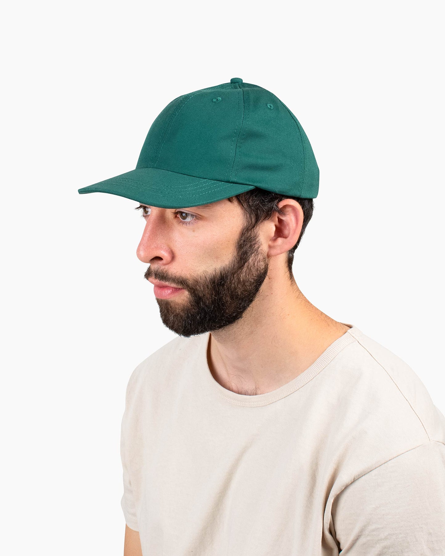 Lost & Found Cotton Twill Cap Dark Green Model