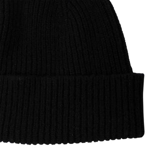 Lost & Found Lambswool Hat Black Detail
