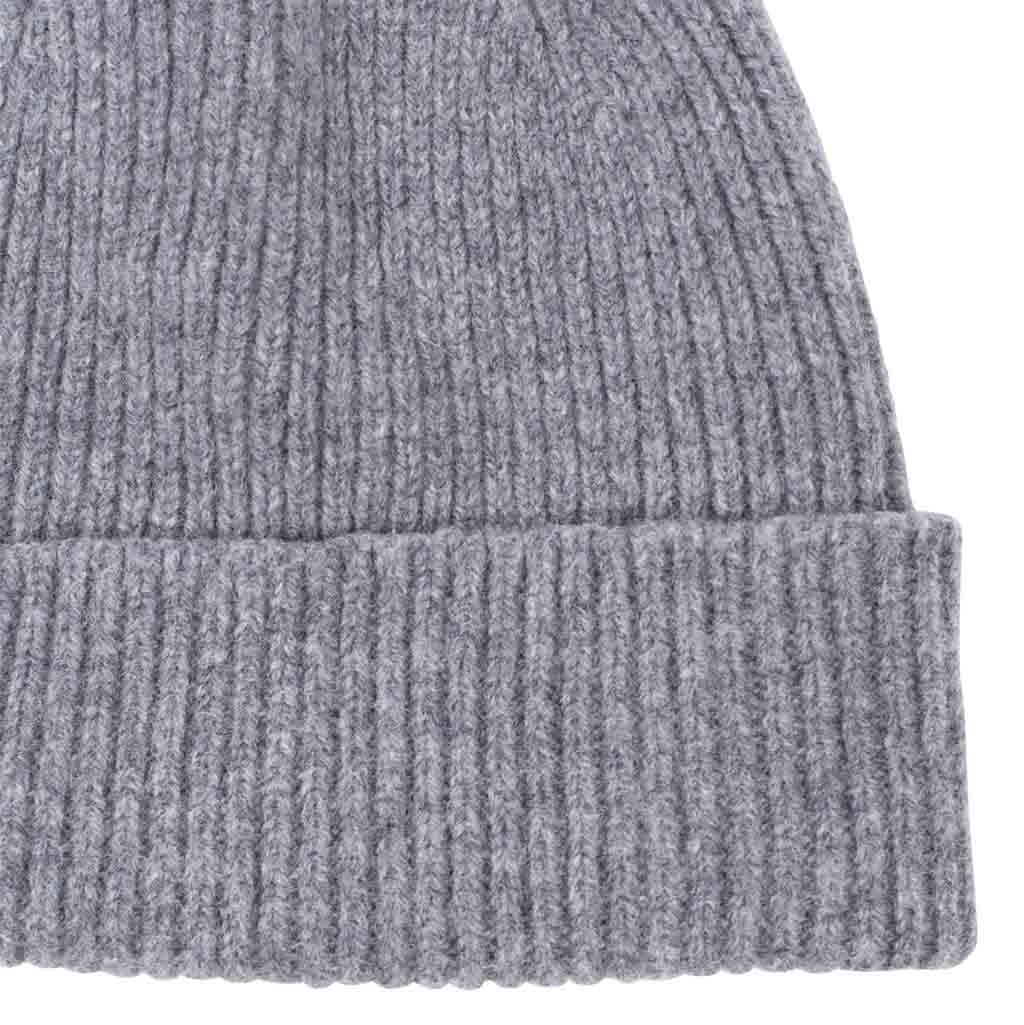 Lost & Found Lambswool Hat Grey Mix Detail