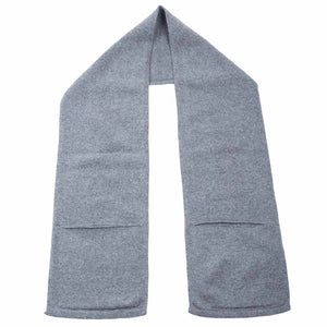 Lost & Found Lambswool Pocket Scarf Grey Mix