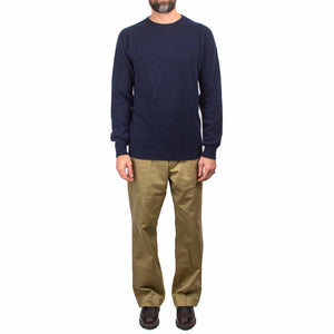 Lost & Found Lambswool Sweater Bl-avy Model