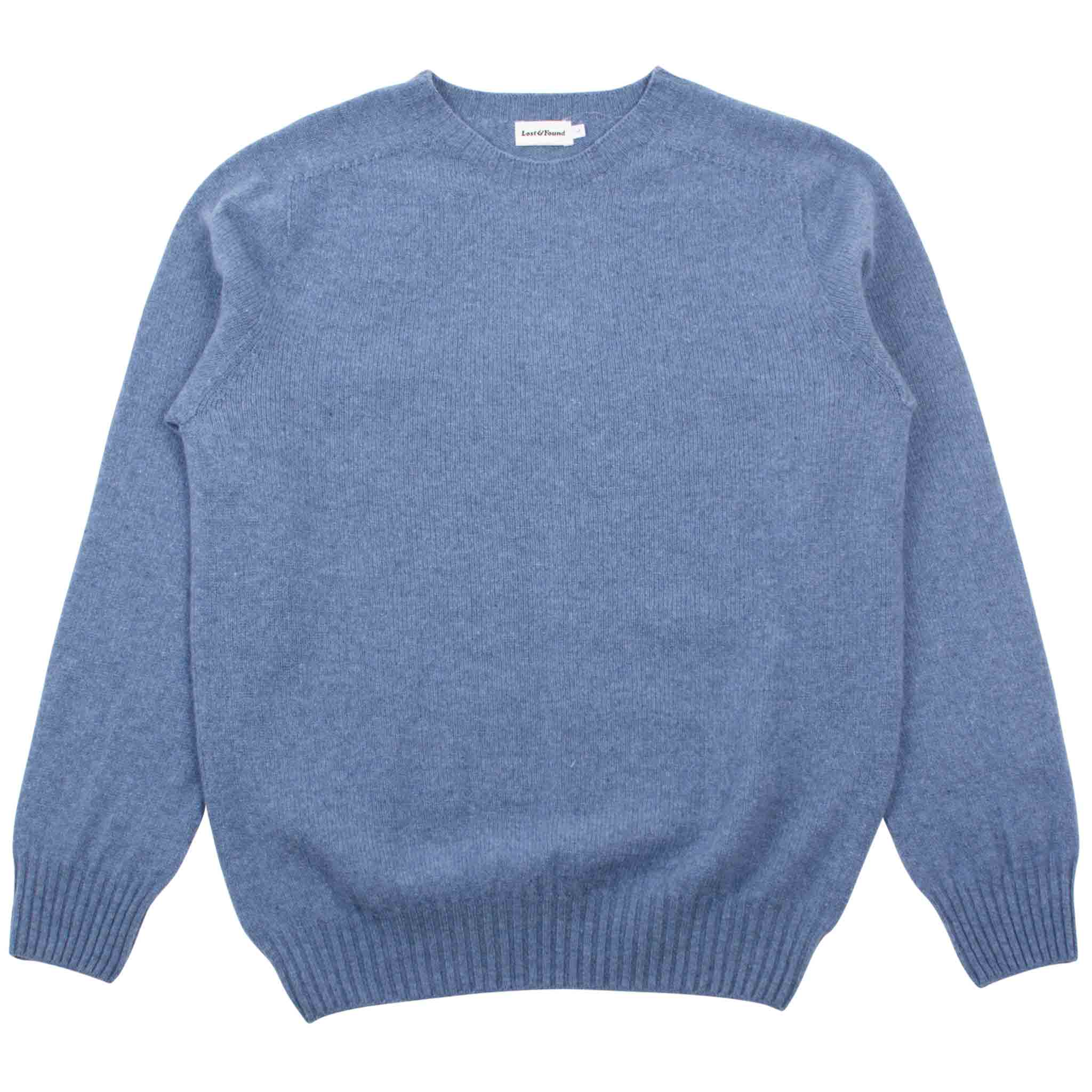 Lost & Found Lambswool Sweater Blue Magic