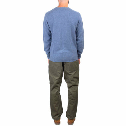 Lost & Found Lambswool Sweater Blue Magic Back