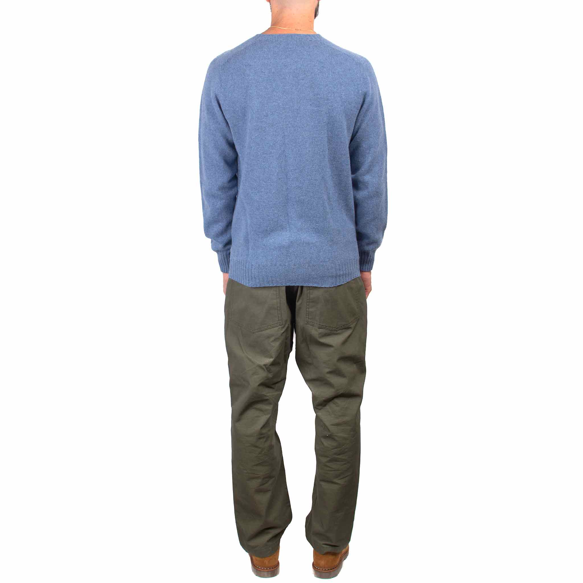 Lost & Found Lambswool Sweater Blue Magic Back