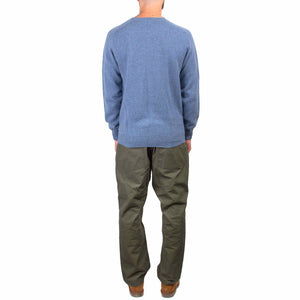 Lost & Found Lambswool Sweater Blue Magic Back