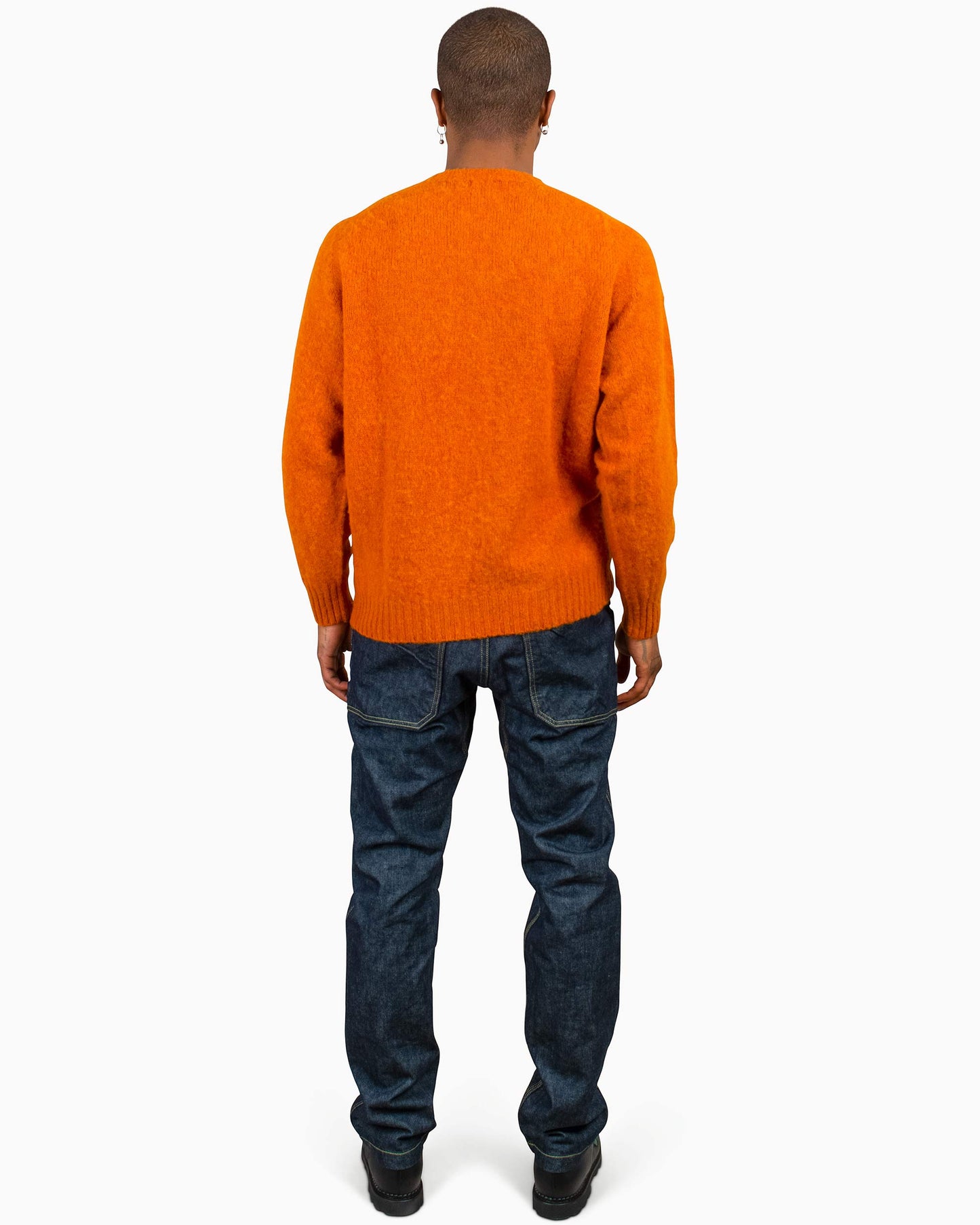 Lost & Found Shaggy Sweater Autumn Leaf Back