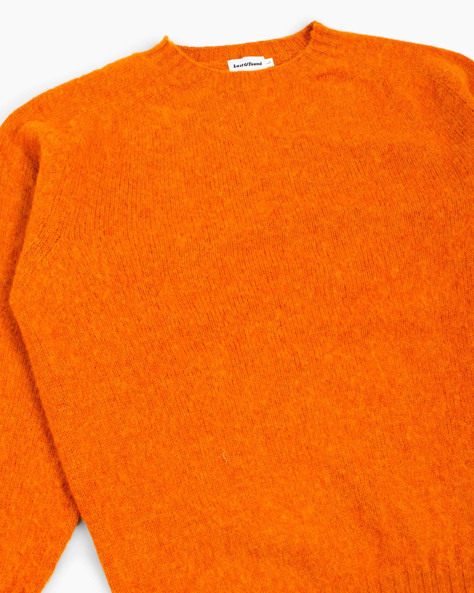 Lost & Found Shaggy Sweater Autumn Leaf Details