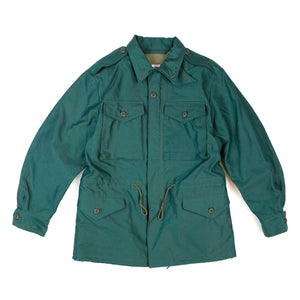 The Real McCoy's MJ21007 Coat, Man's, Cotton Wind Resistant Aggressor Green