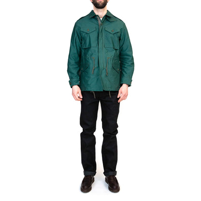 The Real McCoy's MJ21007 Coat, Man's, Cotton Wind Resistant Aggressor Green Model 1