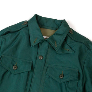 The Real McCoy's MJ21007 Coat, Man's, Cotton Wind Resistant Aggressor Green Collar