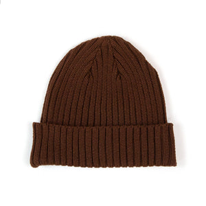 The Real McCoy's MA21014 Cotton Bronson Knit Cap Brown
