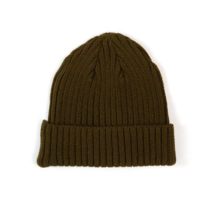 The Real McCoy's MA21014 Cotton Bronson Knit Cap Olive
