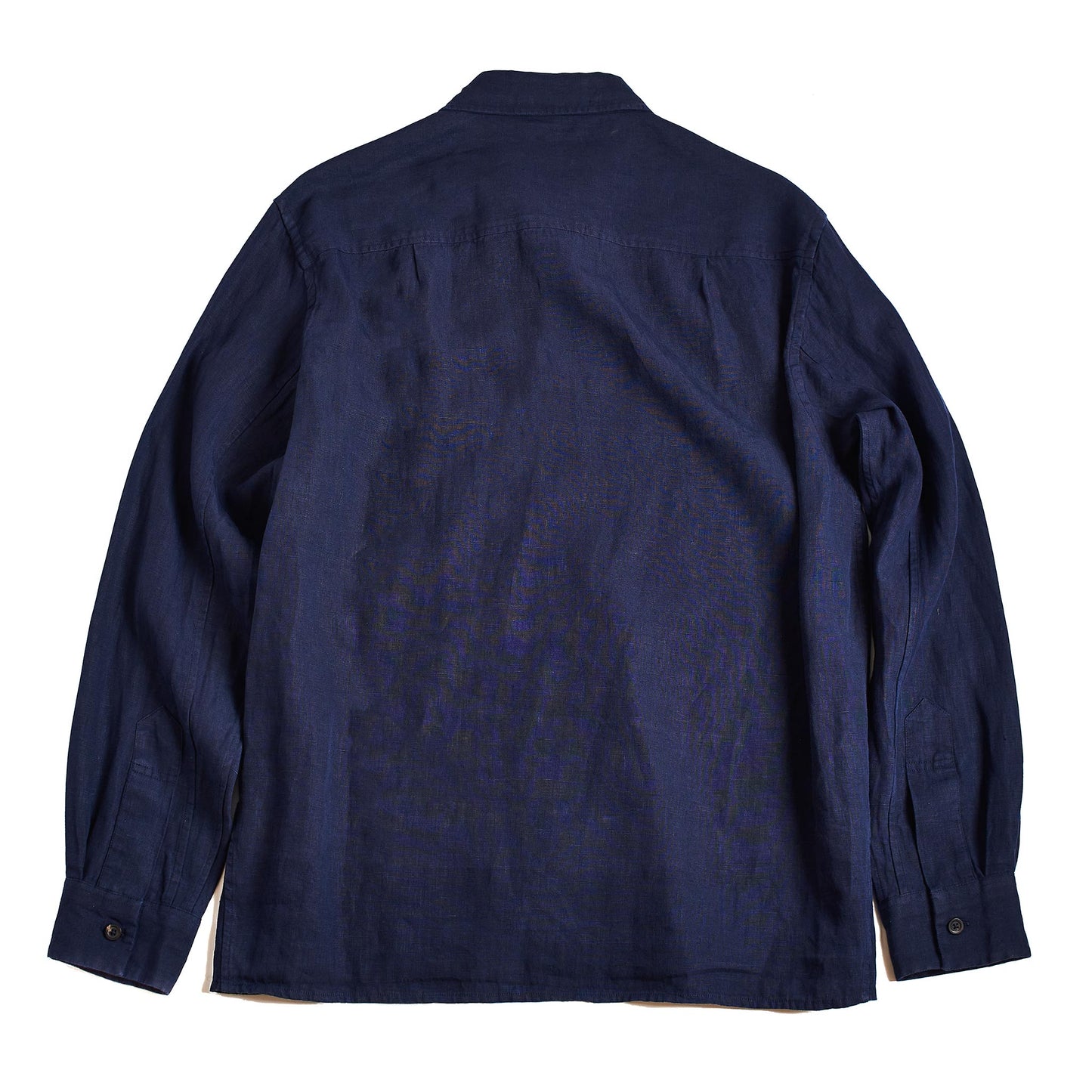 Margaret Howell Oversized Shirt Superfine Compact Linen Indigo