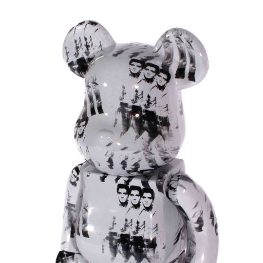 Medicom Toy Andy Warhol's Elvis Presley 100% + 400% Bearbrick