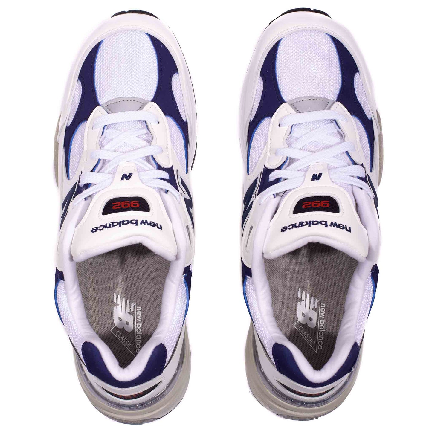 New Balance M992EC White/Navy Top