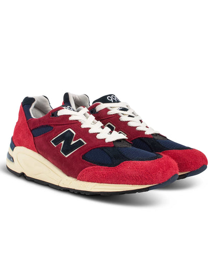 New Balance M990AD2 Scarlet Side