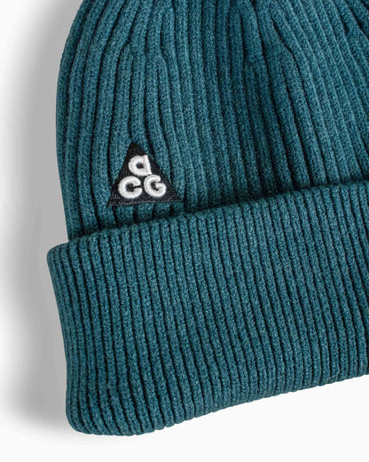 Nike ACG Cuffed Beanie Faded Spruce Detail