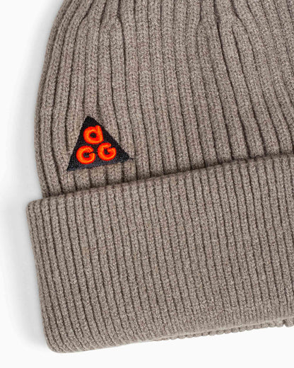 Nike ACG Cuffed Beanie Olive Grey/Team Orange Detail