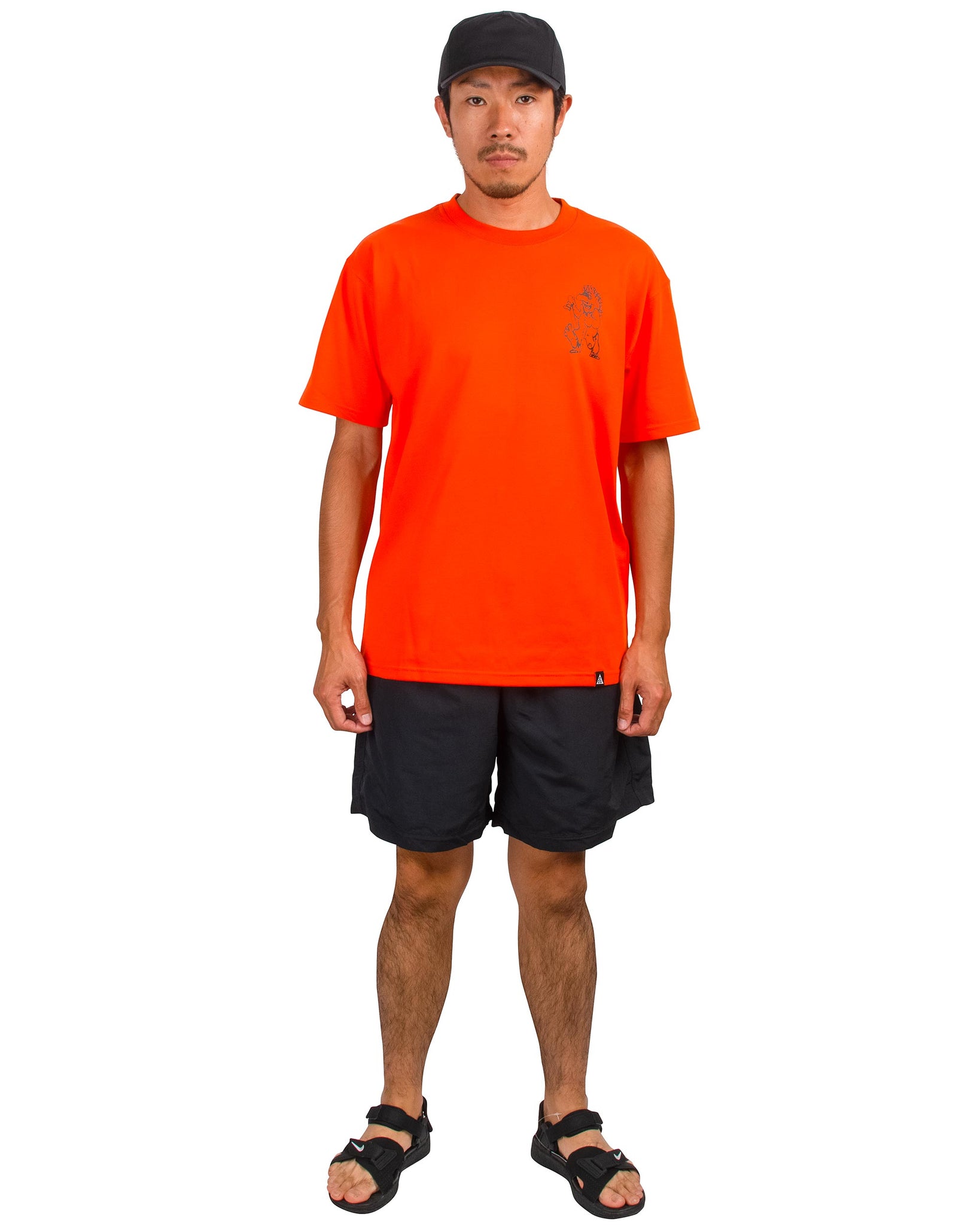 Nike ACG "Trolls" T-Shirt Rush Orange DJ5807-817 Model