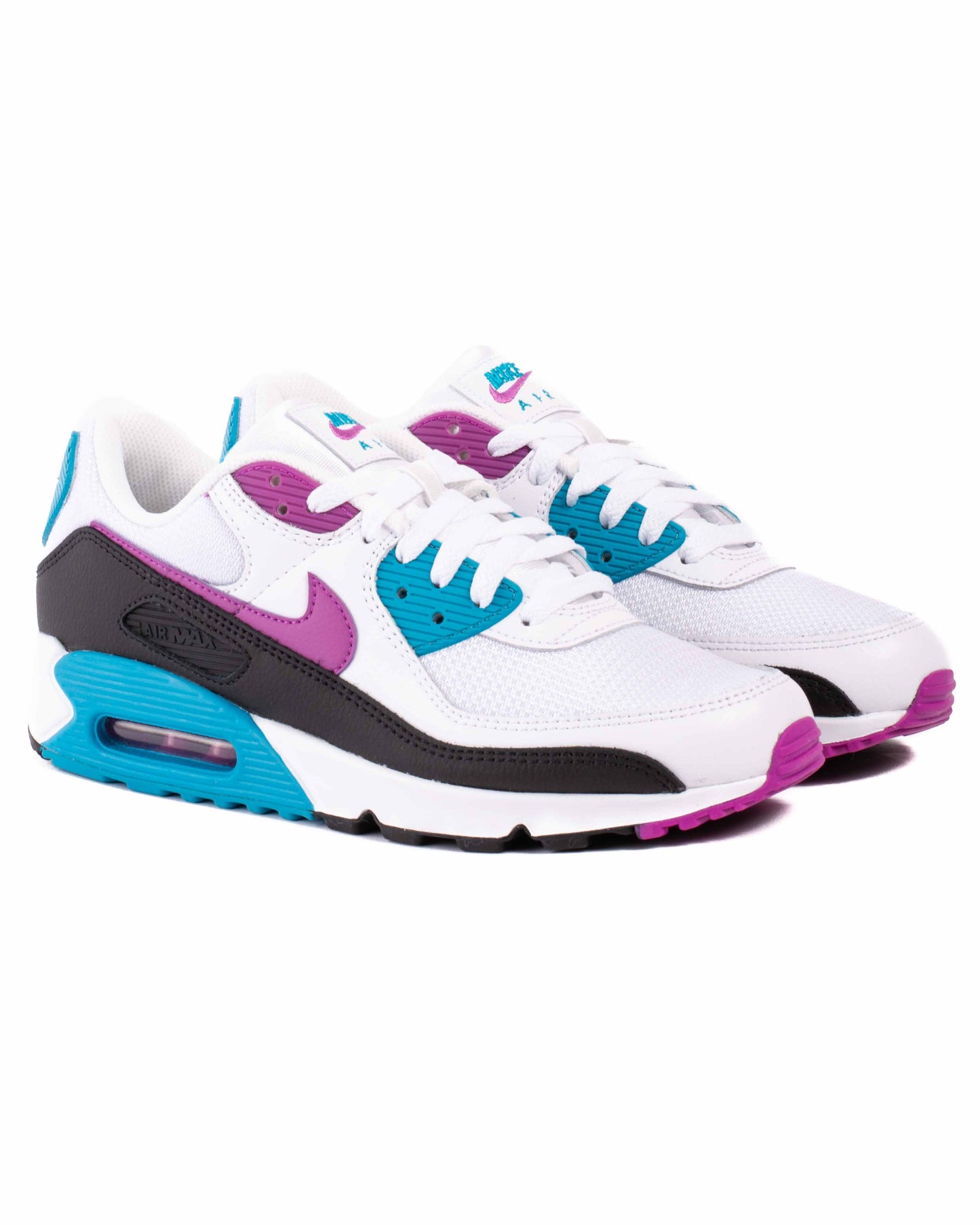 Nike Air Max 90 PRM WHite/Deep Magenta/Aquatone DM8318-100 Side