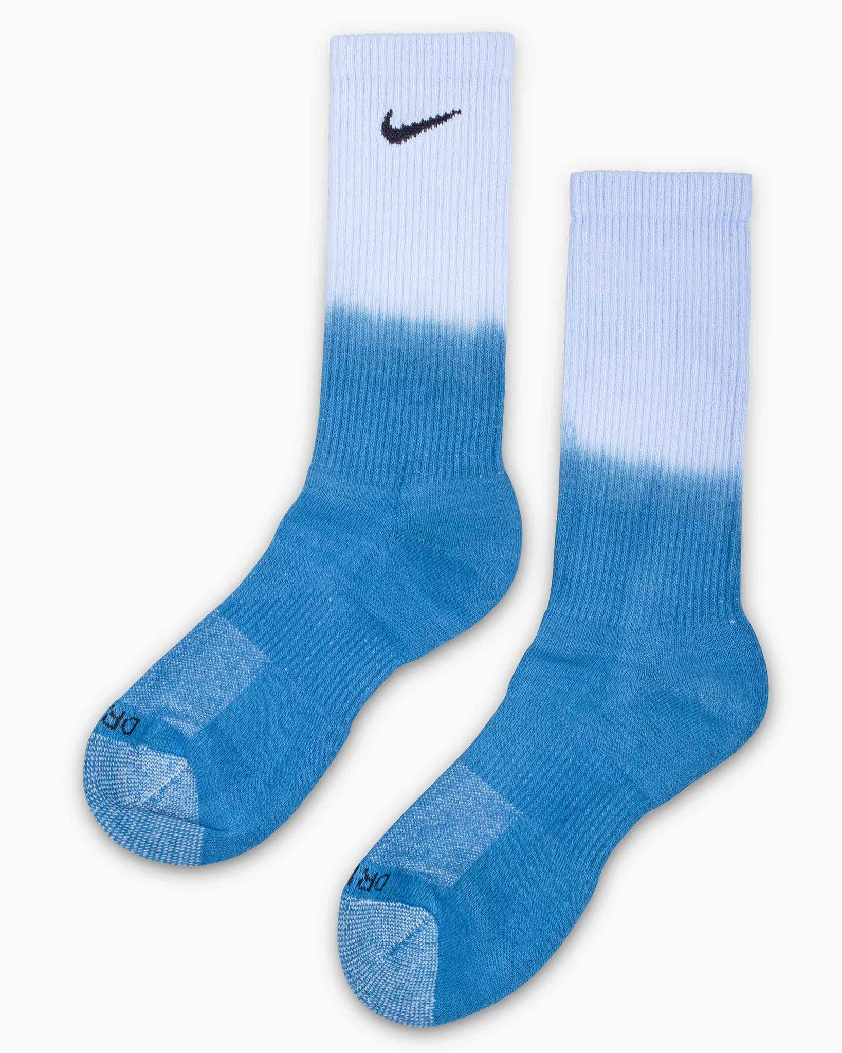 Nike Everyday Plus Cushioned Crew Socks Blue (2 Pack) Side