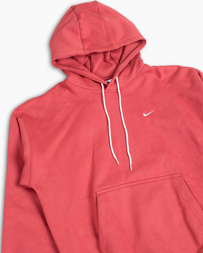 Nike Solo Swoosh Hoodie Canyon Rust Details