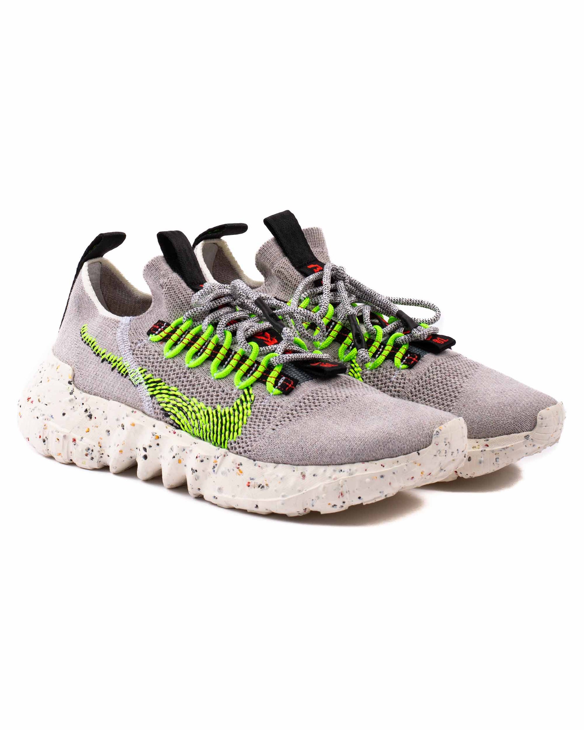 lost & found Nike Nike Space Hippie 01 Vast Grey/Electric Green