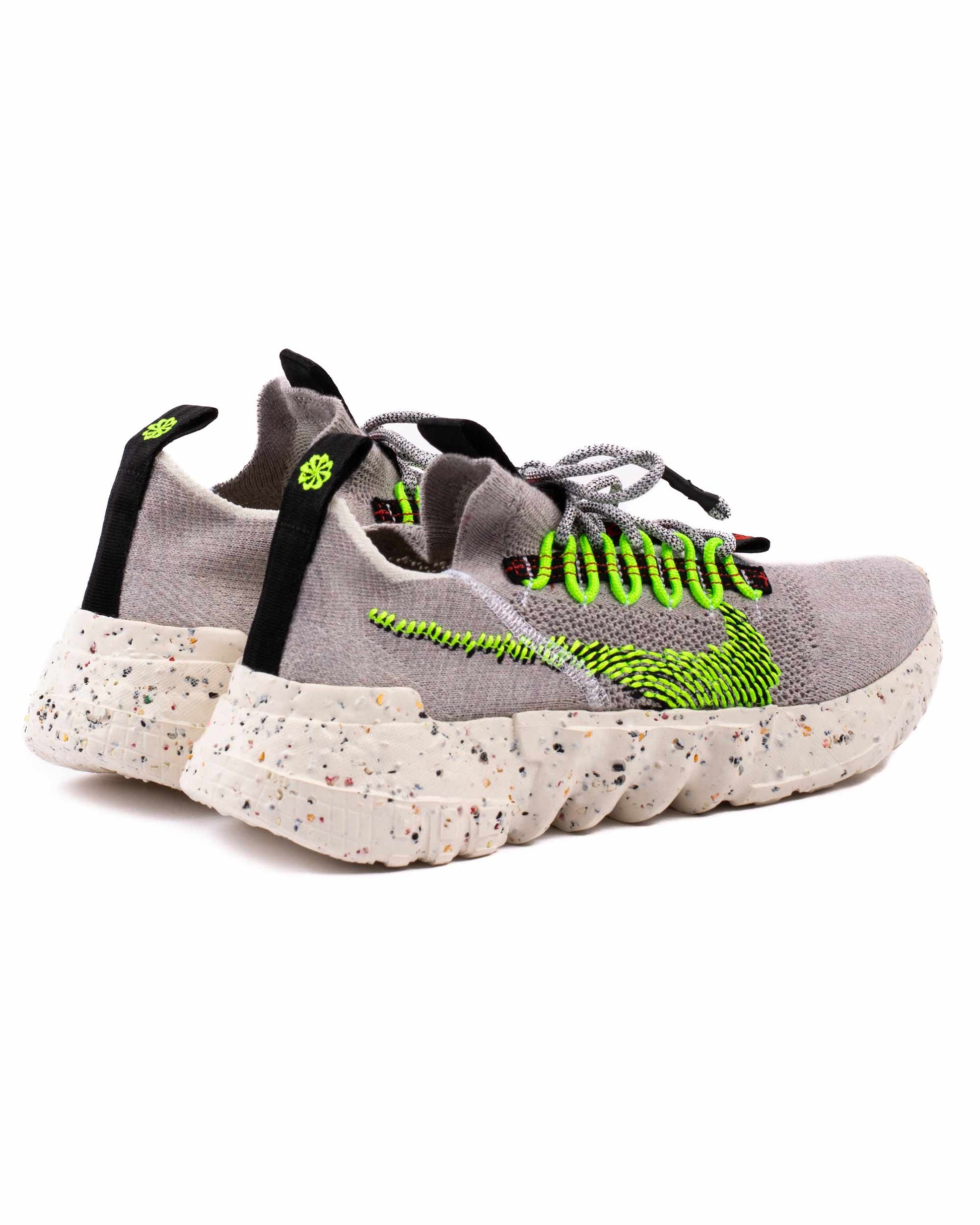 lost & found Nike Nike Space Hippie 01 Vast Grey/Electric Green