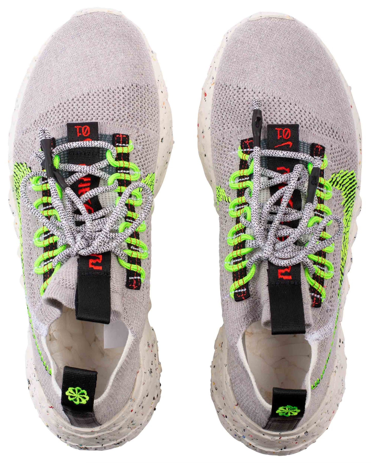 lost & found Nike Nike Space Hippie 01 Vast Grey/Electric Green