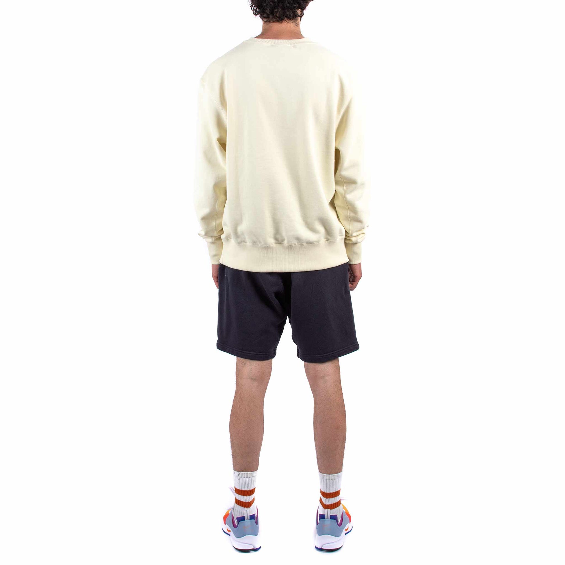 Nike Sportswear Classic Fleece Crew Coconut Milk DA0021-113 Back