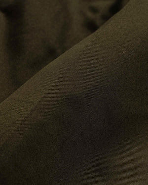 Norse Projects Andersen Regular Gabardine Flat Front Trouser Beech Green Fabric