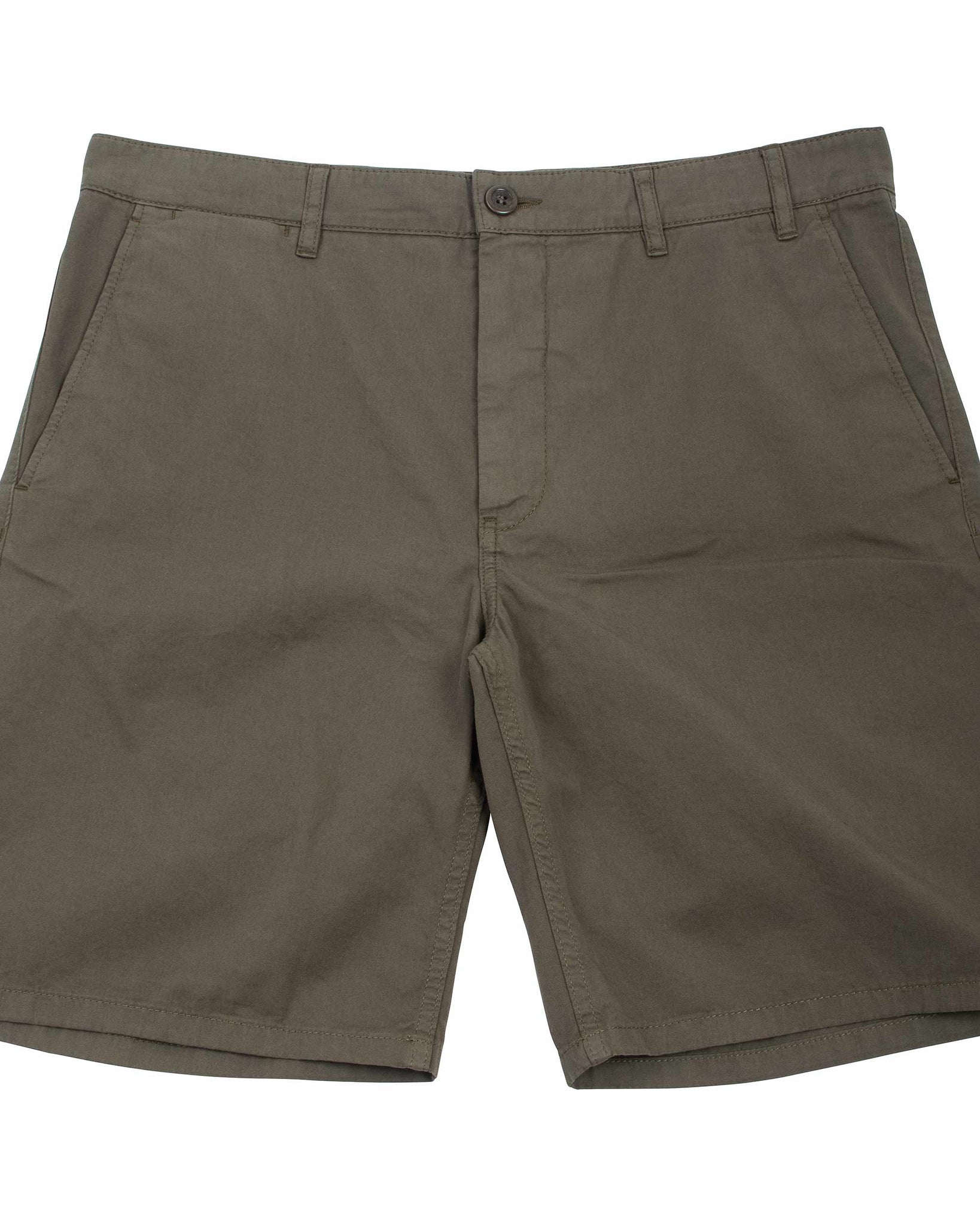 Norse Projects Aros Light Twill Shorts Ivy Green Detail