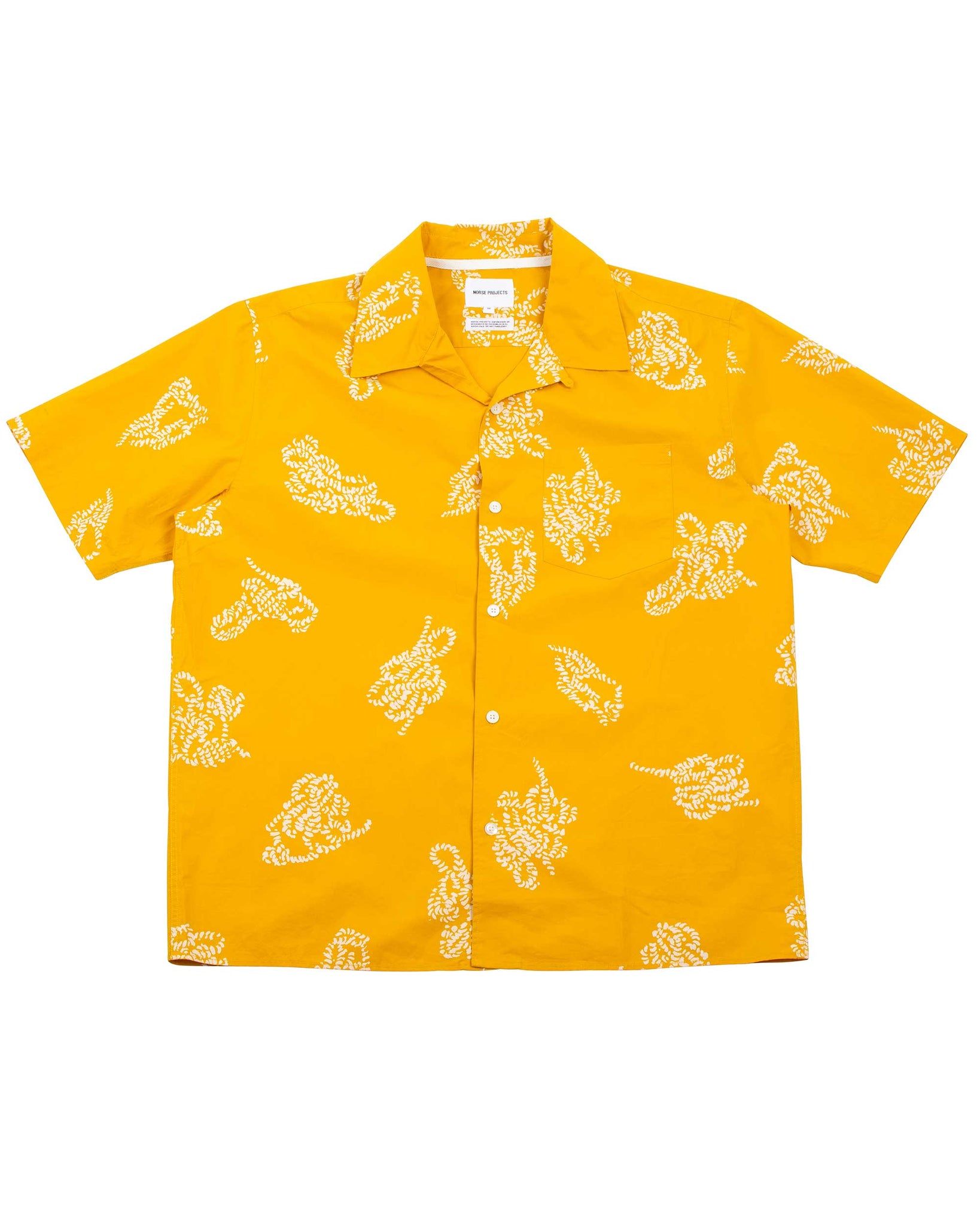 Norse Projects Carsten Print Chrome Yellow