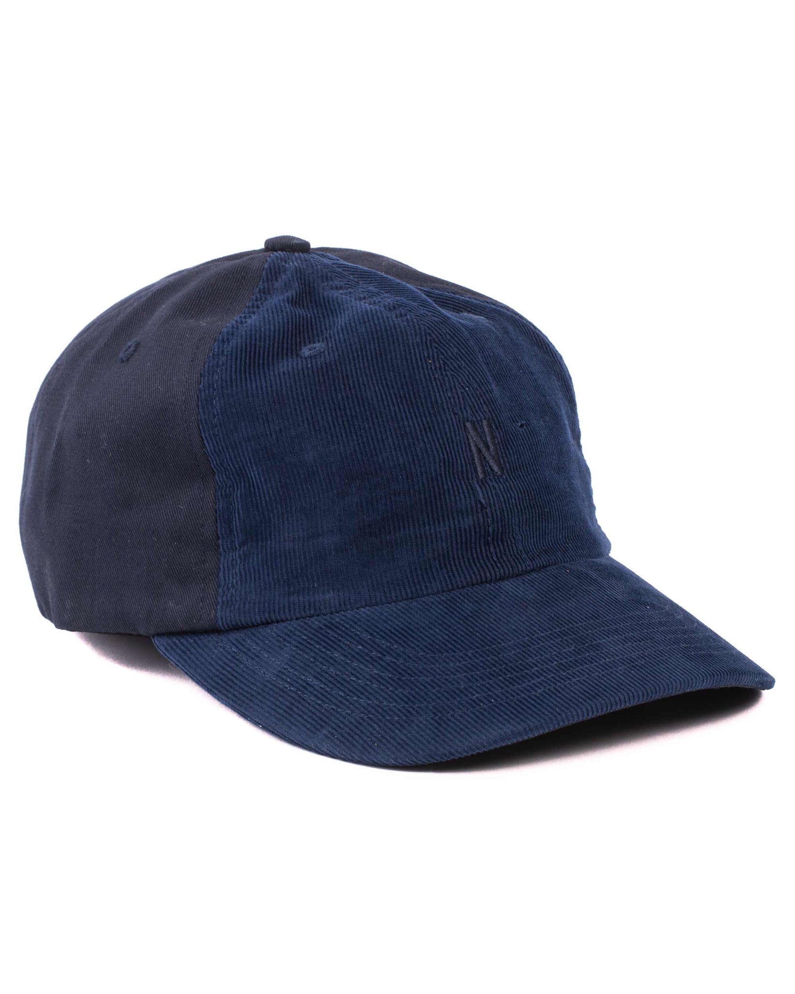 Norse Projects Cord Twill Sports Cap Navy