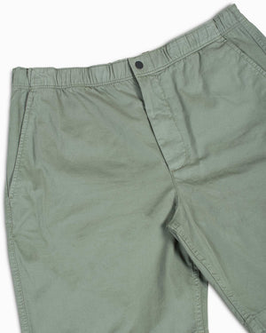Norse Projects Ezra Light Twill Shorts Dried Sage Green Details