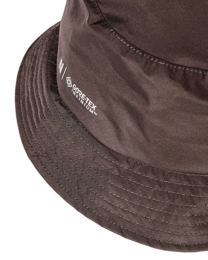 Norse Projects Gore-Tex Infinium Bucket Hat Heathland Brown Detail