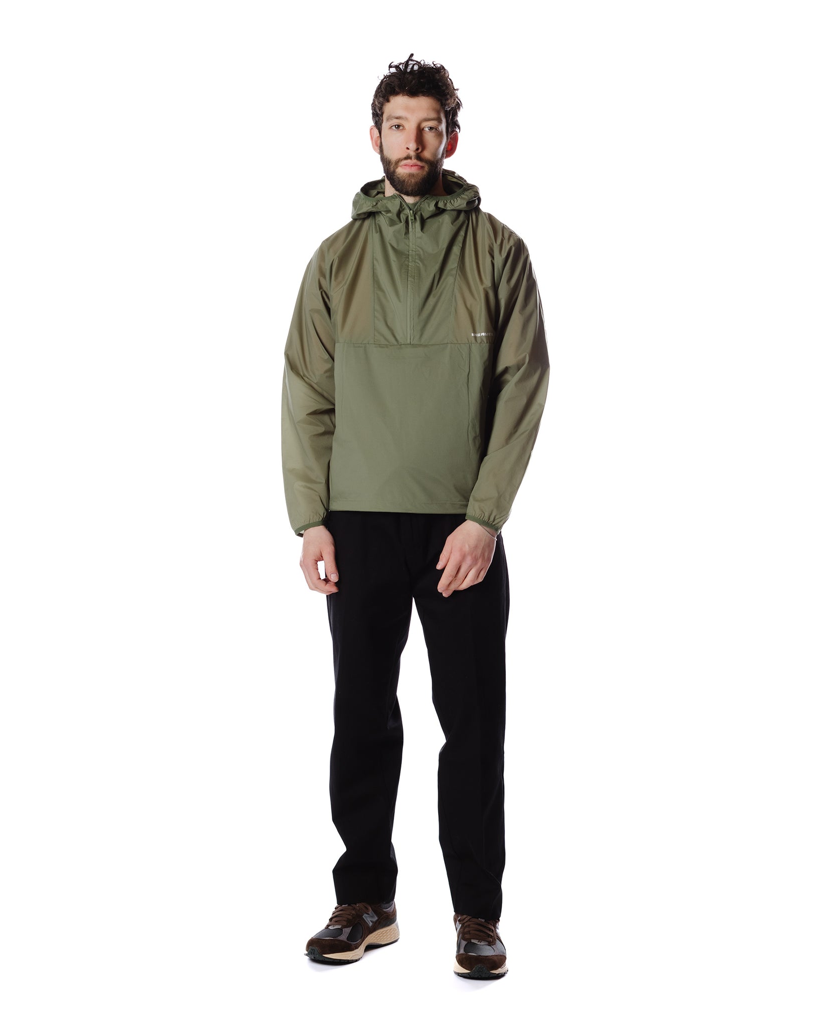 Norse Projects Herluf Light Nylon Dried Sage Green Model