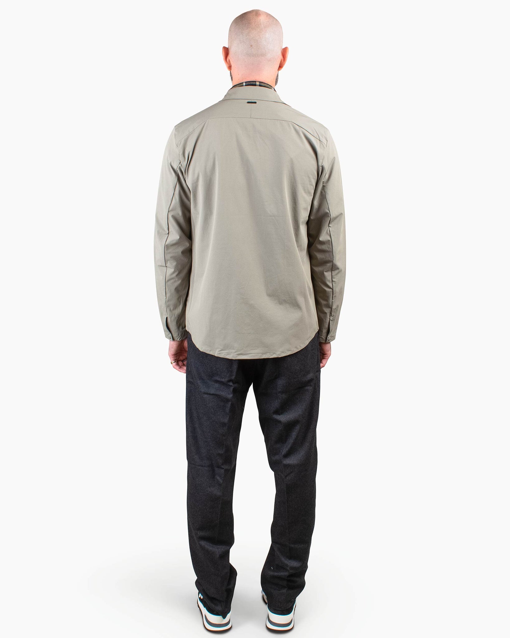 Norse Projects Jens Travel Light Concrete Grey Back