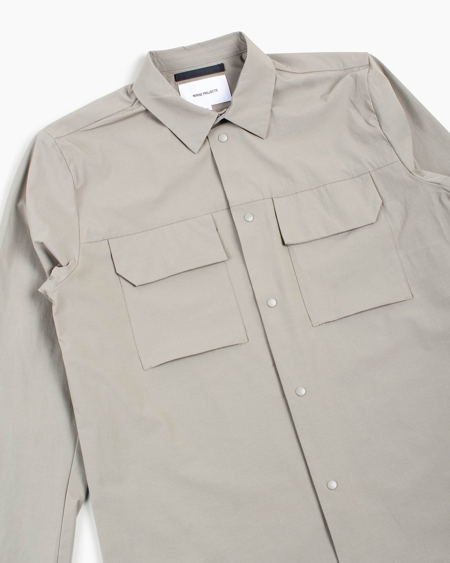 Norse Projects Jens Travel Light Concrete Grey Details